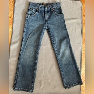 Wrangler Kid’s 7 Slim Blue Jeans Adjustable Waist